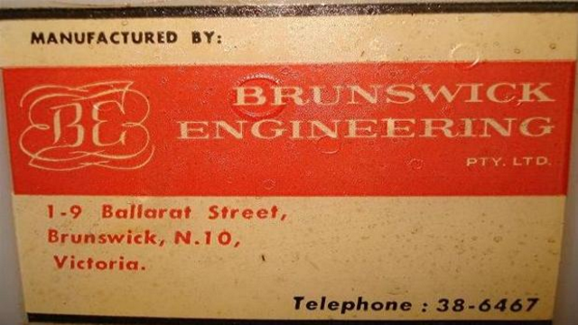 Brunswick Engineering Name Tag