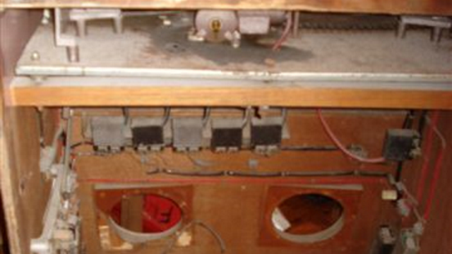 Musicola F-100 Back, Serial Number #27 from Frog's collection (donated in 2014 to the Powerhouse Musuem in Sydney)