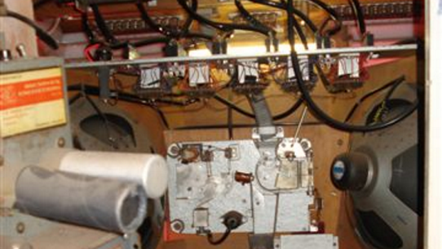 Musicola V-100 Mark II Back, Serial Number #03 from Frog's collection (donated in 2014 to the Powerhouse Musuem in Sydney)